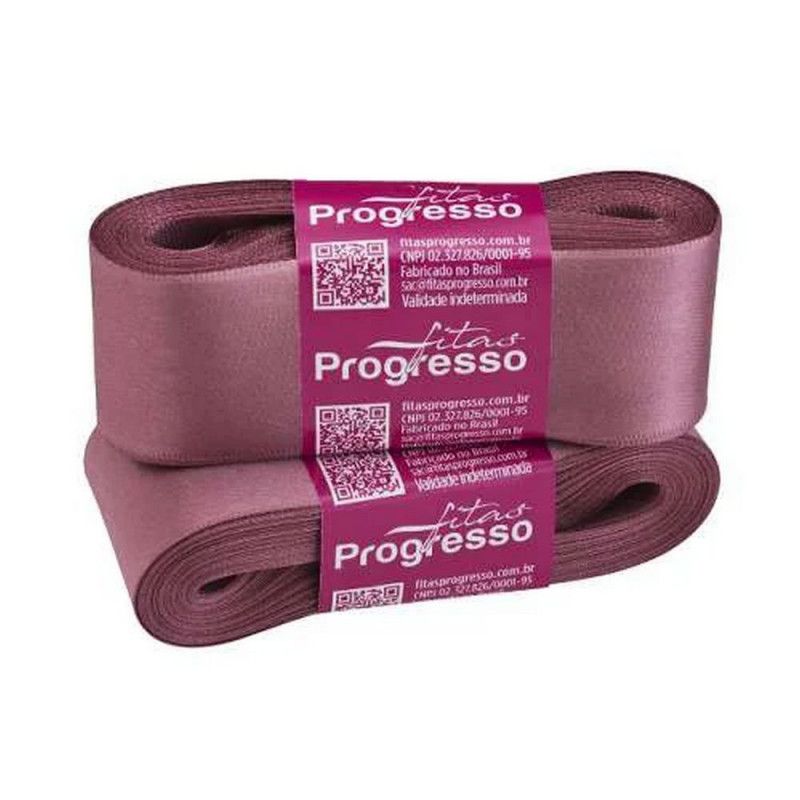 FITA DE CETIM 38MM COM 10M PROGRESSO - REF. CF009 344 - 1 UNIDADE