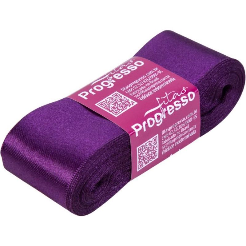 FITA DE CETIM 38MM COM 10M PROGRESSO - REF. CF009 675 - 1 UNIDADE