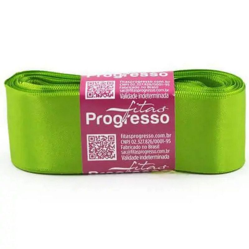 FITA DE CETIM 38MM COM 10M PROGRESSO - REF. CF009 677 - 1 UNIDADE