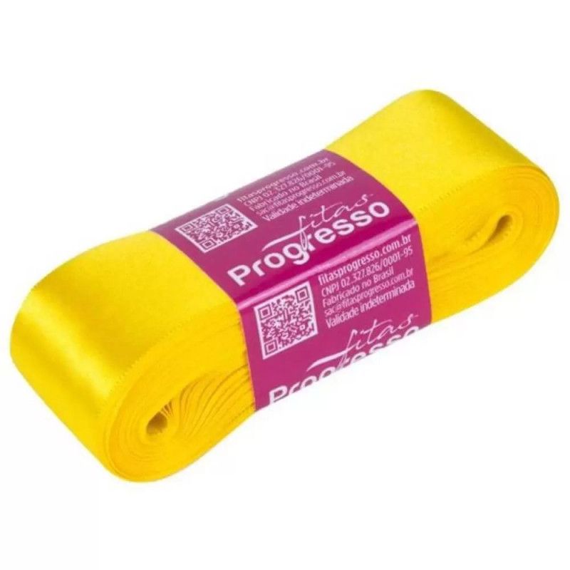 FITA DE CETIM 38MM COM 10M PROGRESSO - REF. CF009 763 - 1 UNIDADE