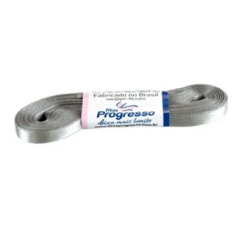 FITA DE CETIM 7MM COM 10M PROGRESSO - REF. CF001 1222 - 1 UNIDADE