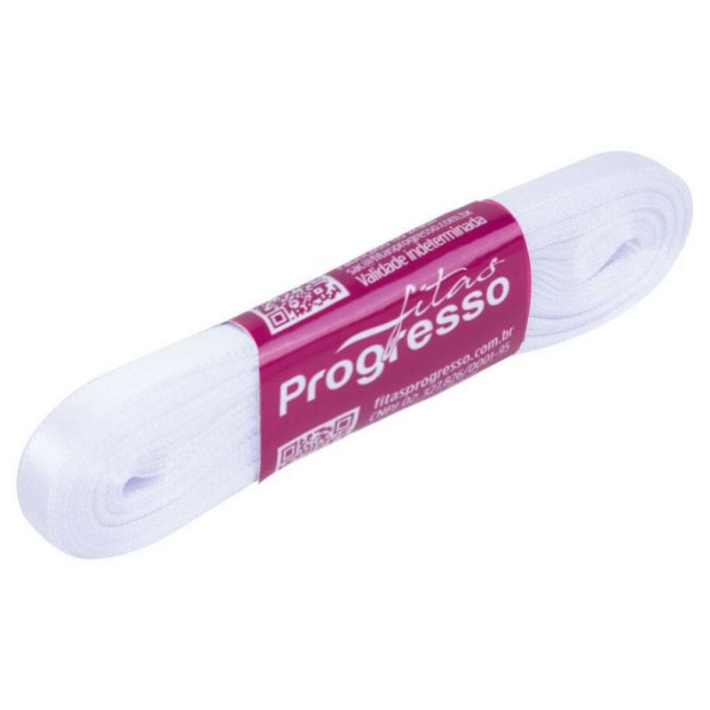 FITA DE CETIM 7MM COM 10M PROGRESSO - REF. CF001 201 - 1 UNIDADE