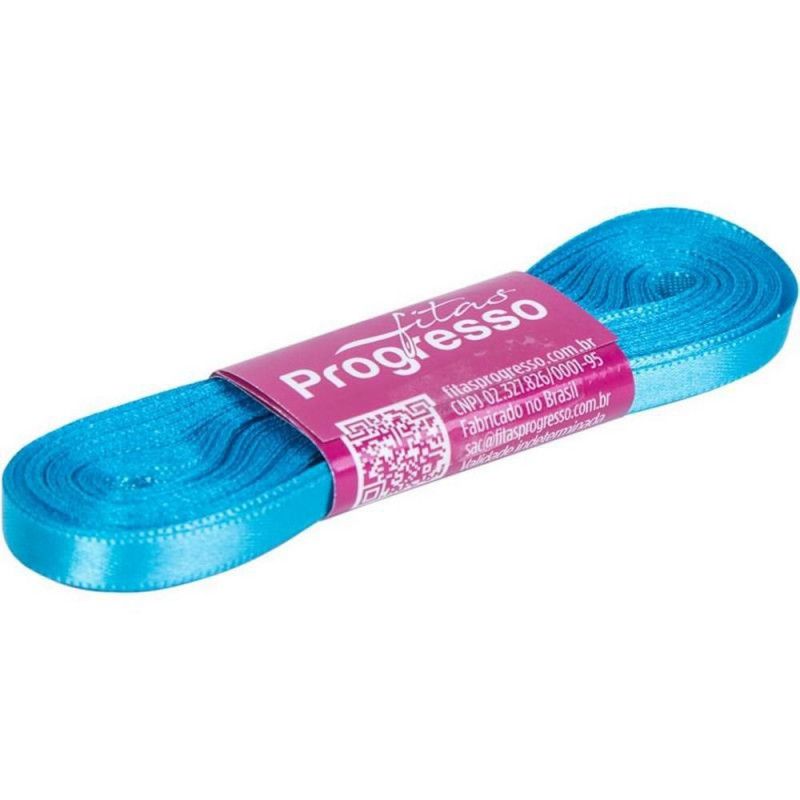 FITA DE CETIM 7MM COM 10M PROGRESSO - REF. CF001 213 - 1 UNIDADE