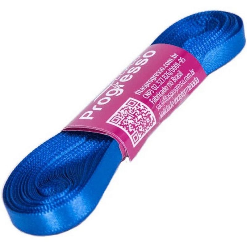 FITA DE CETIM 7MM COM 10M PROGRESSO - REF. CF001 214 - 1 UNIDADE