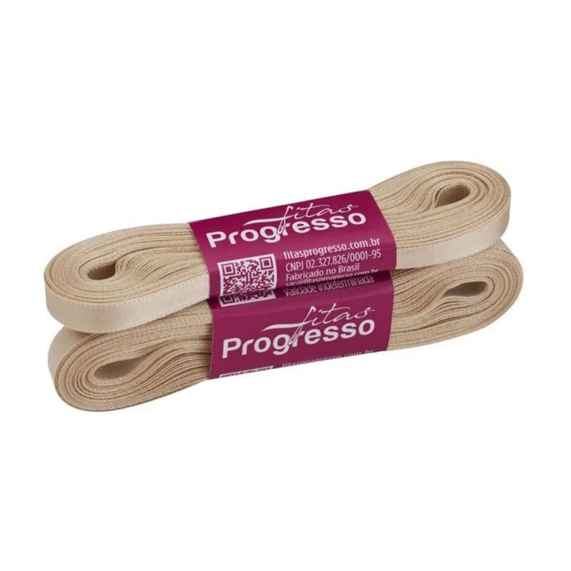 FITA DE CETIM 7MM COM 10M PROGRESSO - REF. CF001 236 - 1 UNIDADE