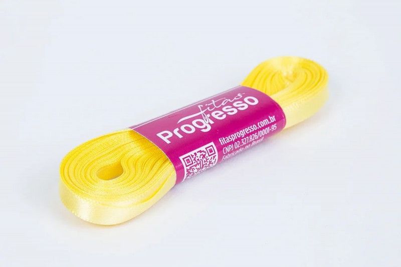 FITA DE CETIM 7MM COM 10M PROGRESSO - REF. CF001 242 - 1 UNIDADE