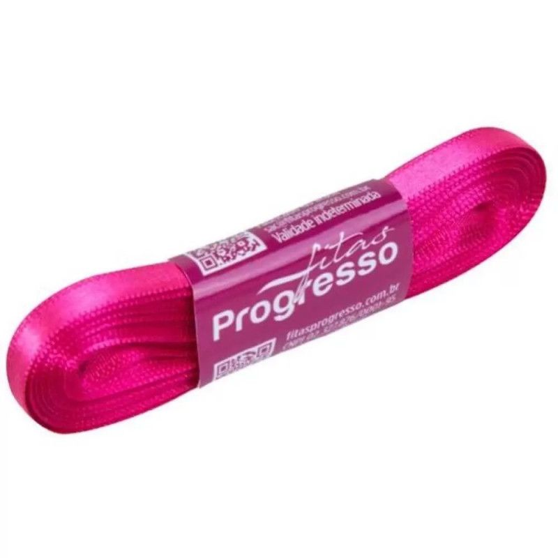 FITA DE CETIM 7MM COM 10M PROGRESSO - REF. CF001 303 - 1 UNIDADE