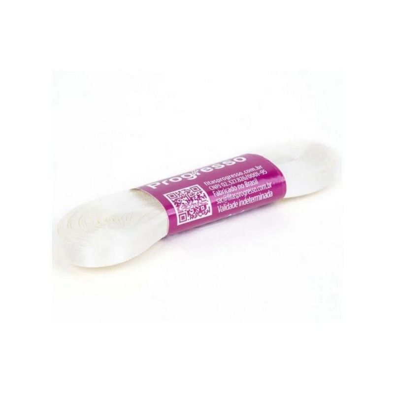 FITA DE CETIM 7MM COM 10M PROGRESSO - REF. CF001 311 - 1 UNIDADE