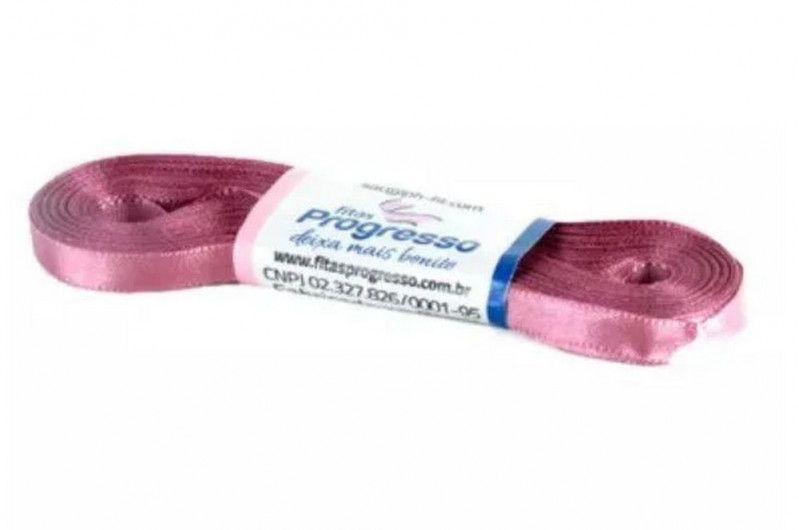 FITA DE CETIM 7MM COM 10M PROGRESSO - REF. CF001 344 - 1 UNIDADE