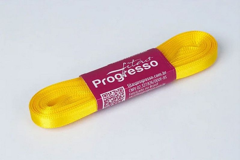 FITA DE CETIM 7MM COM 10M PROGRESSO - REF. CF001 763 - 1 UNIDADE