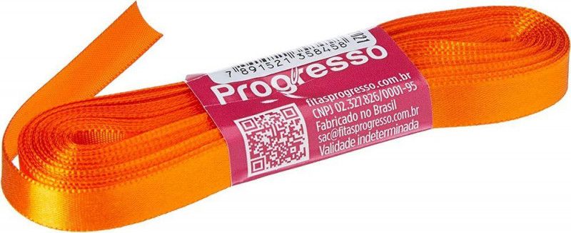 FITA DE CETIM 10MM COM 10M PROGRESSO - REF. CF002 066 - 1 UNIDADE