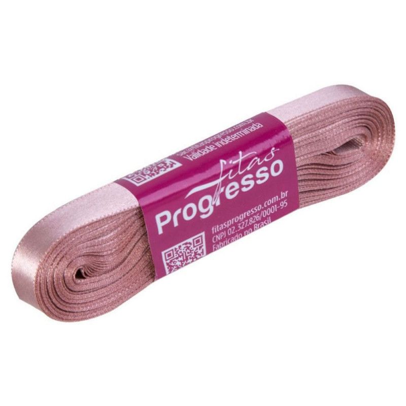 FITA DE CETIM 10MM COM 10M PROGRESSO - REF. CF002 1143 - 1 UNIDADE