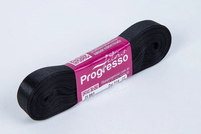 FITA DE CETIM 10MM COM 10M PROGRESSO - REF. CF002 219 - 1 UNIDADE