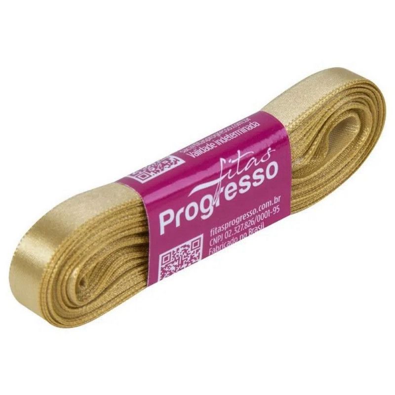 FITA DE CETIM 10MM COM 10M PROGRESSO - REF. CF002 228 - 1 UNIDADE