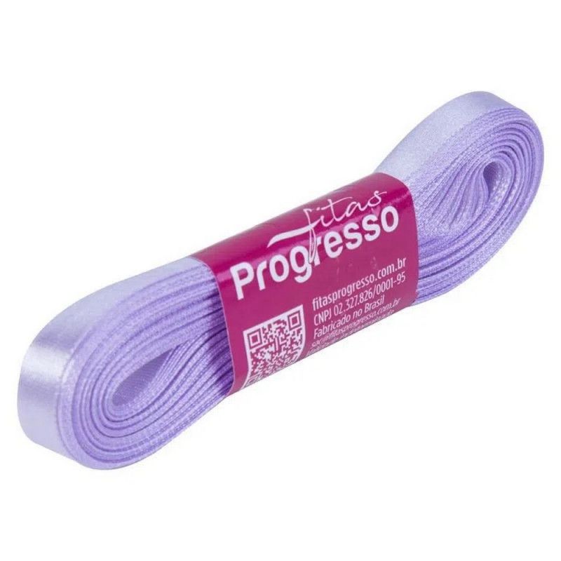 FITA DE CETIM 10MM COM 10M PROGRESSO - REF. CF002 245 - 1 UNIDADE