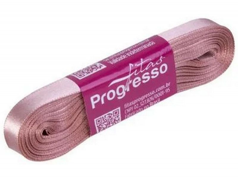 FITA DE CETIM 10MM COM 10M PROGRESSO - REF. CF002 344 - 1 UNIDADE