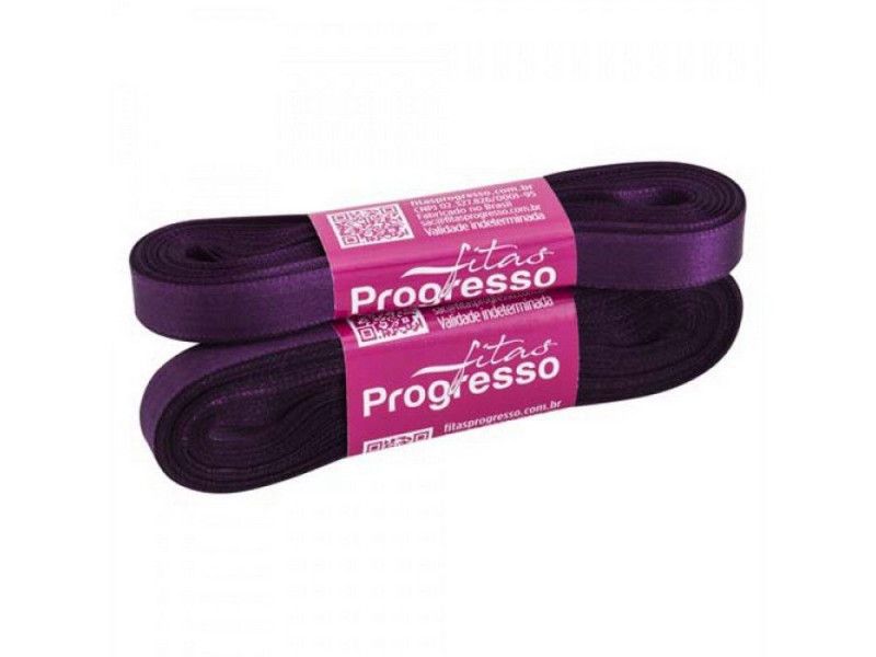 FITA DE CETIM 10MM COM 10M PROGRESSO - REF. CF002 675 - 1 UNIDADE