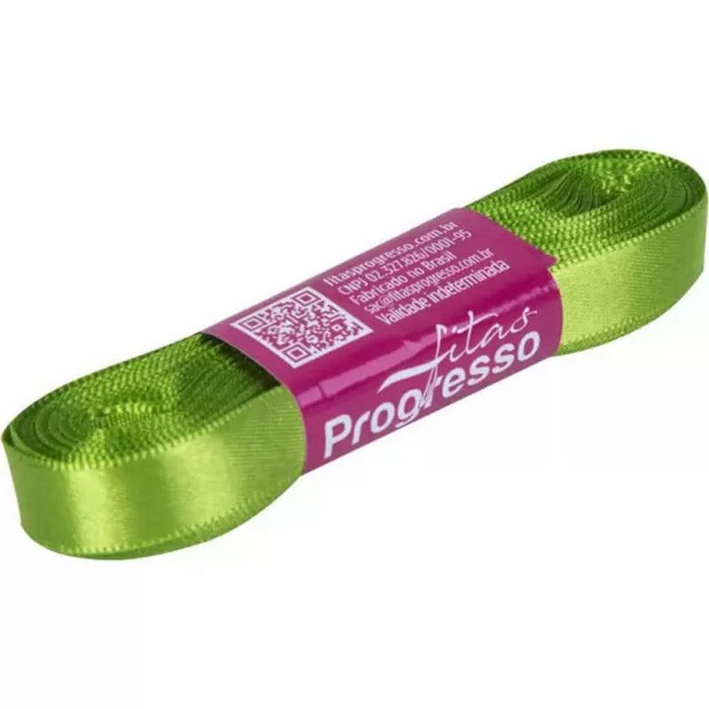 FITA DE CETIM 10MM COM 10M PROGRESSO - REF. CF002 677 - 1 UNIDADE