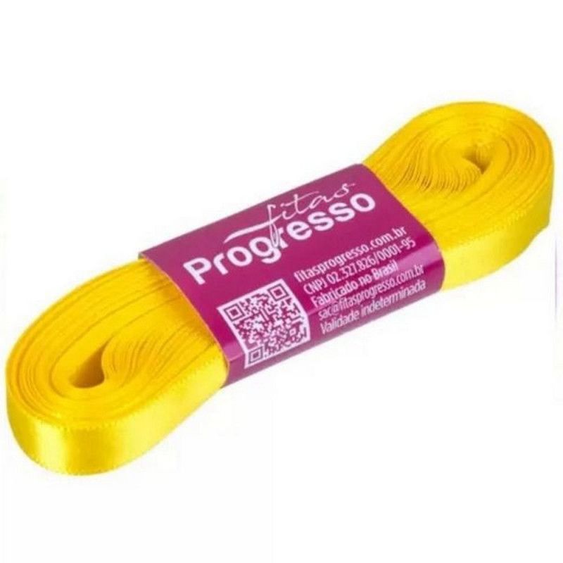 FITA DE CETIM 10MM COM 10M PROGRESSO - REF. CF002 763 - 1 UNIDADE