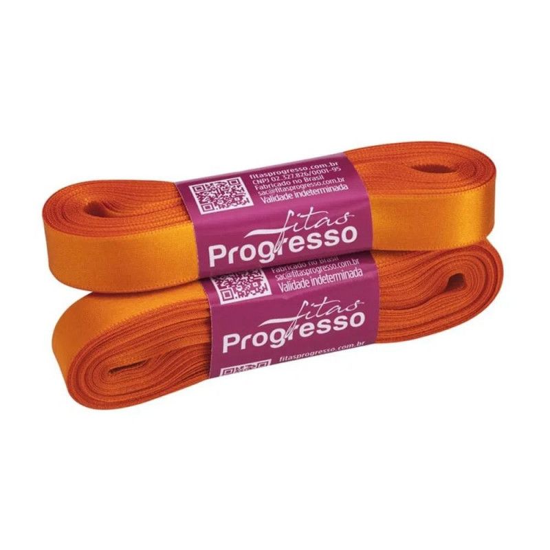 FITA DE CETIM 15MM COM 10M PROGRESSO - REF. CF003 066 - 1 UNIDADE