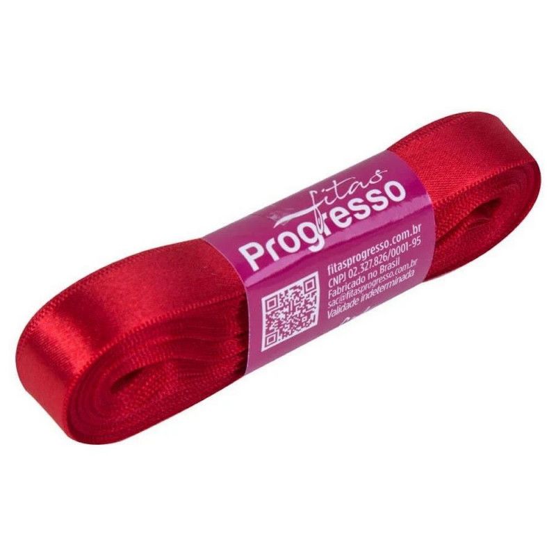 FITA DE CETIM 15MM COM 10M PROGRESSO - REF. CF003 209 - 1 UNIDADE