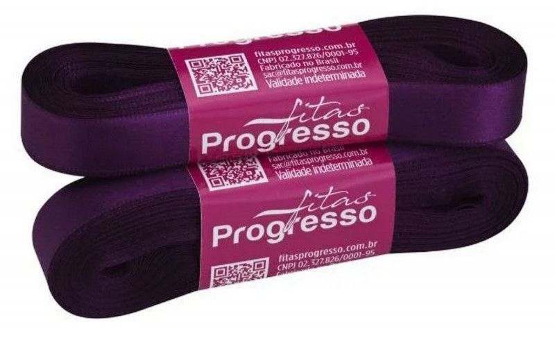 FITA DE CETIM 15MM COM 10M PROGRESSO - REF. CF003 675 - 1 UNIDADE