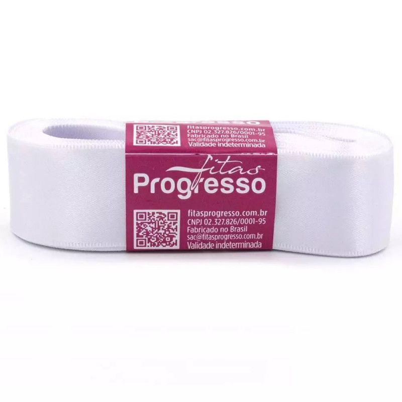 FITA DE CETIM 30MM COM 10M PROGRESSO - REF. CF007 201 - 1 UNIDADE