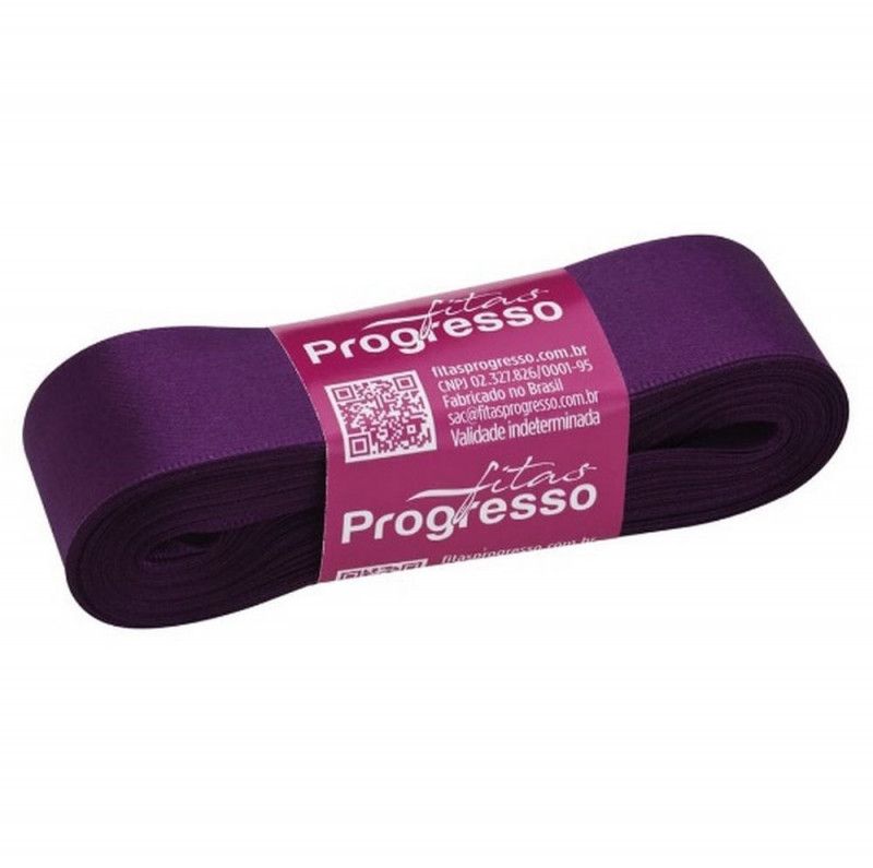 FITA DE CETIM 30MM COM 10M PROGRESSO - REF. CF007 675 - 1 UNIDADE