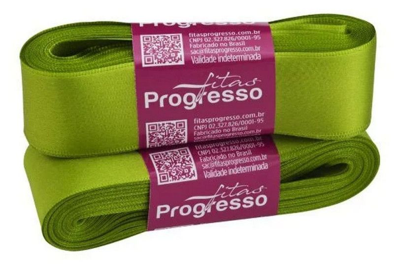 FITA DE CETIM 30MM COM 10M PROGRESSO - REF. CF007 677 - 1 UNIDADE