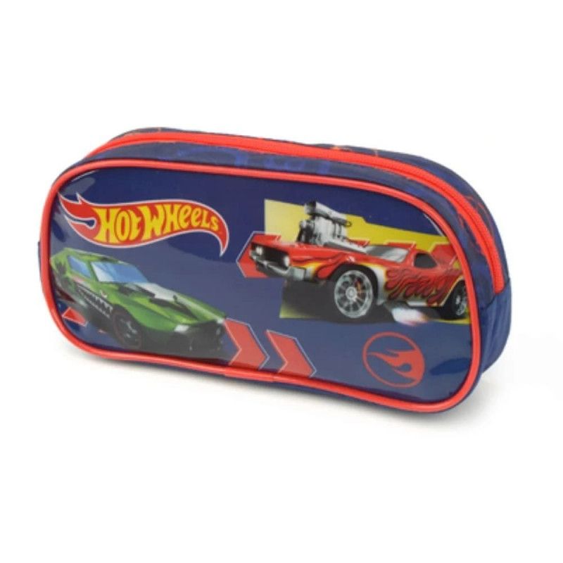 ESTOJO HOTWHEELS AZUL LUXCEL - REF. EI38234HW-AZ - 1 UNIDADE
