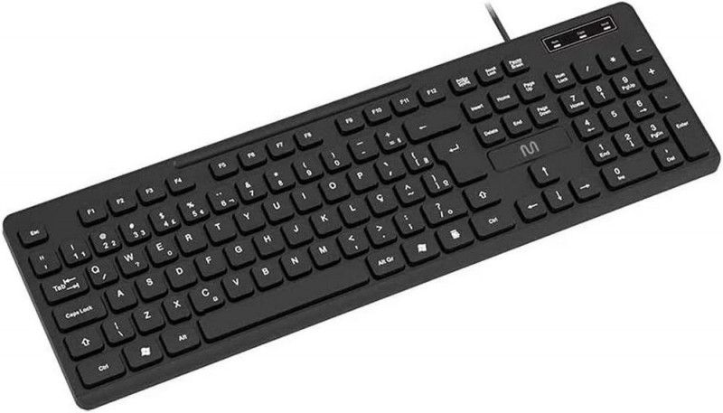 TECLADO BASICO USB PRETO SOFT SILENCE MULTILASER - REF. TC144 - 1 UNIDADE