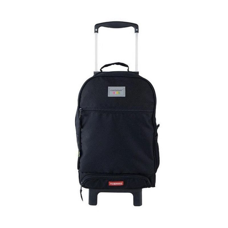 MOCHILETE PRETO THERMO COM BOLSO TERMICO CONTAINER DERMIWIL - REF. 11947 - 1 UNIDADE