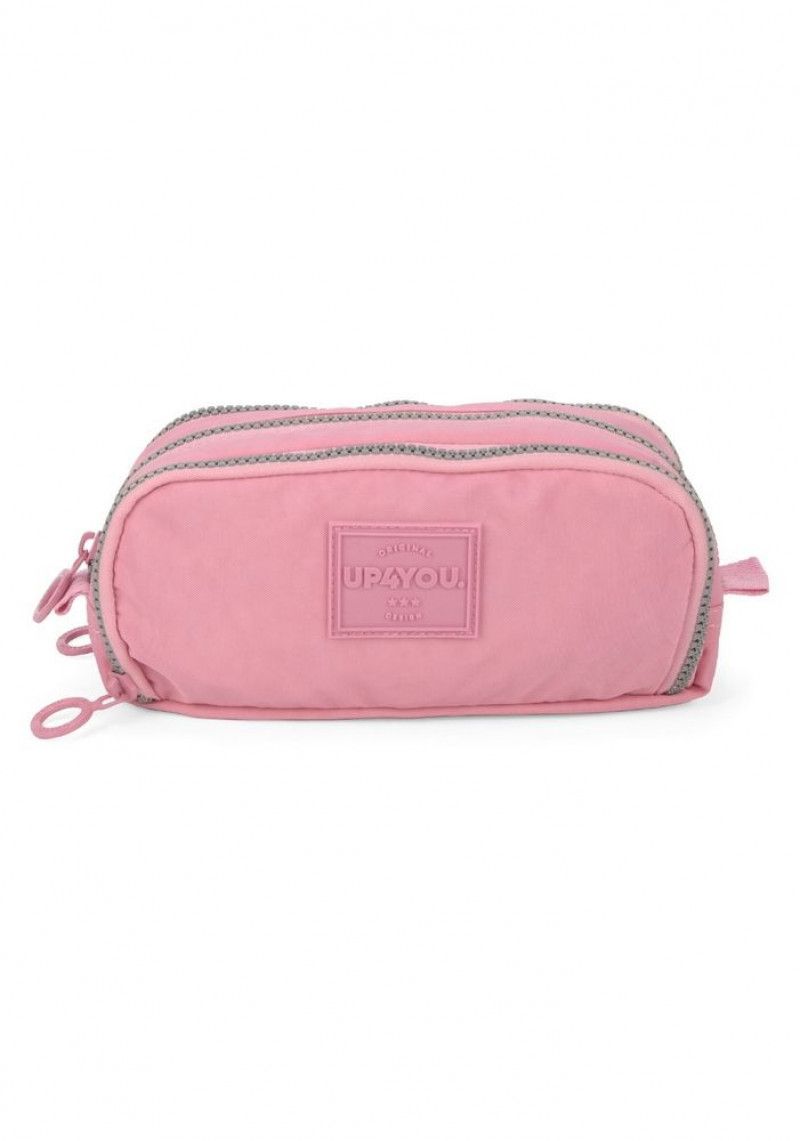 ESTOJO TRIPLO UP4YOU LUXCEL - REF. ET40768UP-ROSA CLARO - 1 UNIDADE