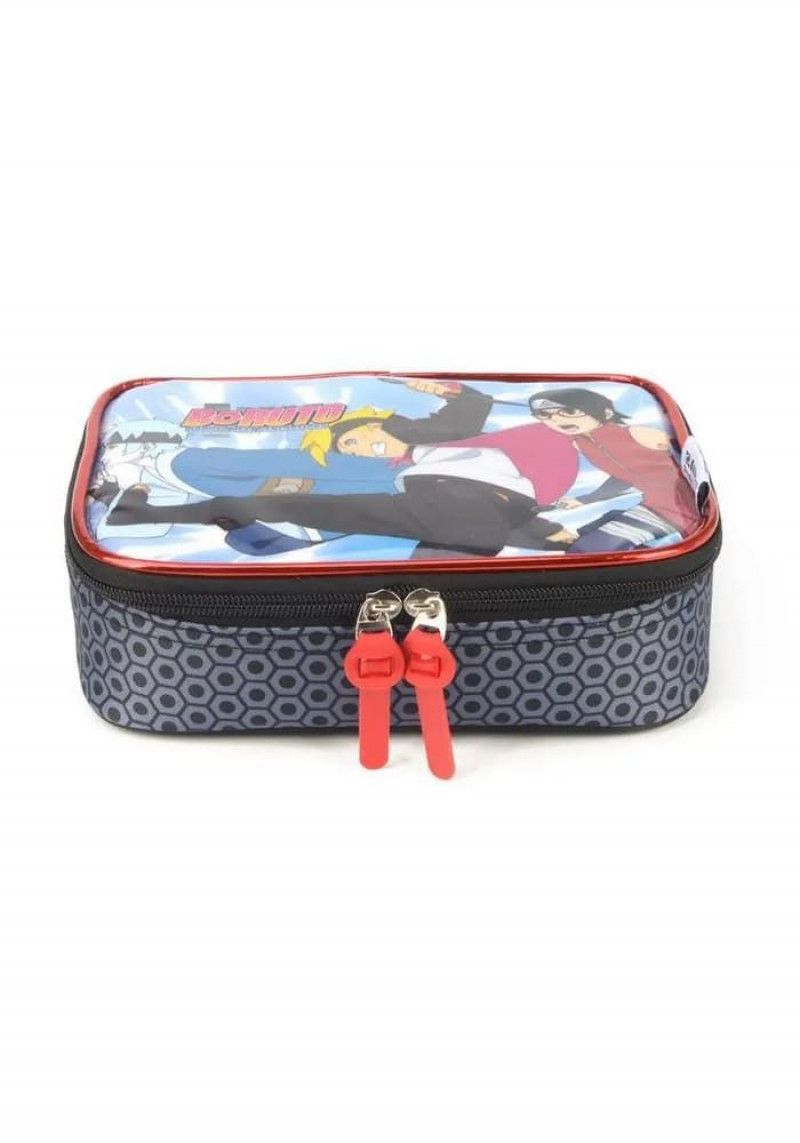 ESTOJO BOX BORUTO PRETO LUXCEL - REF. EI38125BR-PTO - 1 UNIDADE