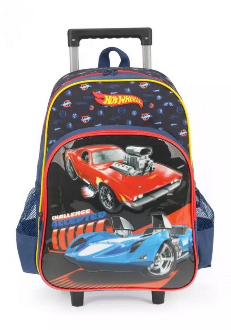 MOCHILETE HOTWHEELS AZUL LUXCEL - REF. IC38252HW-AZ - 1 UNIDADE