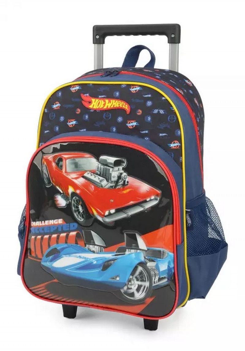 MOCHILETE HOTWHEELS AZUL LUXCEL - REF. IC38252HW-AZ - 1 UNIDADE