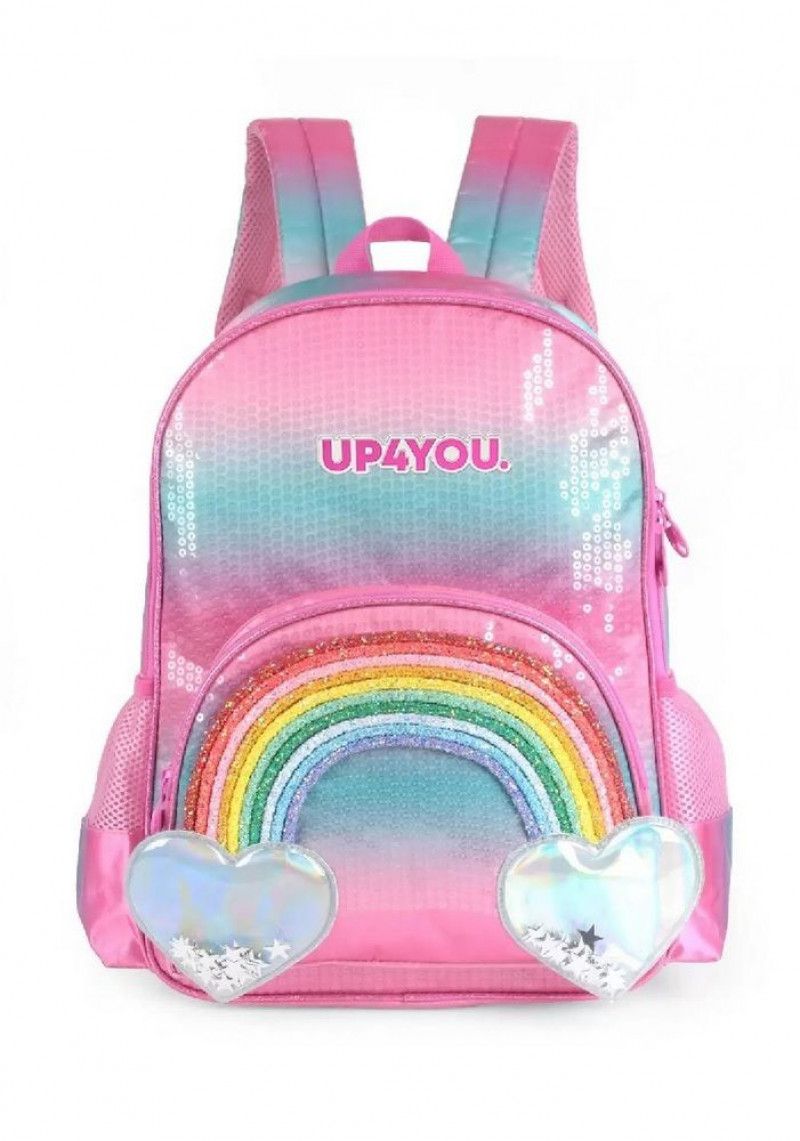 MOCHILA COSTA PAETE ARCO IRIS ROSA LUXCEL - REF. IS37811UP-RS - 1 UNIDADE