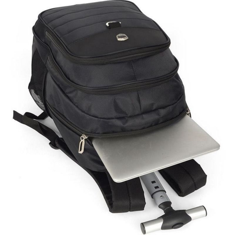 MOCHILETE EXECUTIVA POLO KING PRETO LUXCEL - REF. EC21030PK-PTO - 1 UNIDADE