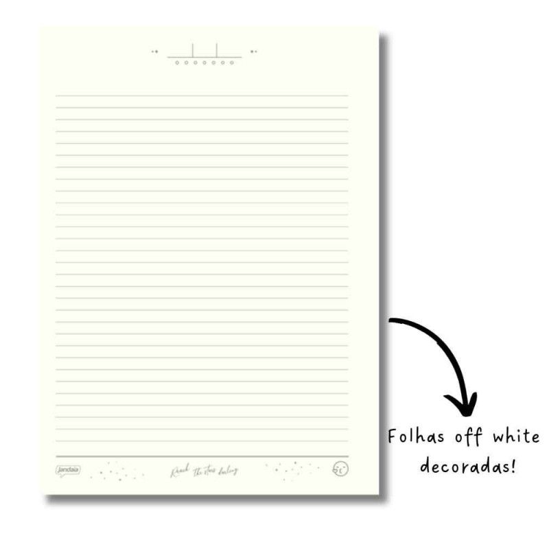 CADERNO 10 MATERIAS CAPA DURA 160FL LA CREME JANDAIA - REF. 69013 - PACOTE COM 4 UNIDADES