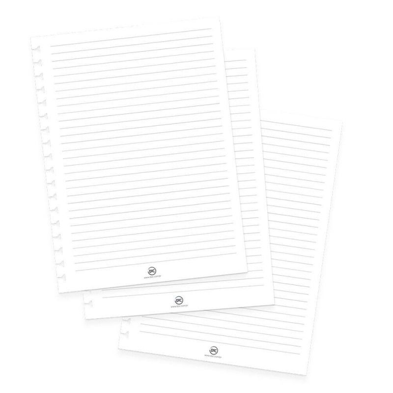 BLOCO PARA CADERNO 48FL SMART BRANCO DAC - REF. 1833RE - PACOTE COM 10 UNIDADES