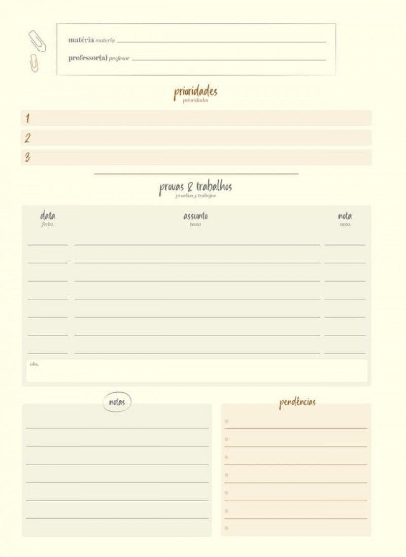 CADERNO 10 MATERIAS CAPA DURA 160FL KRAFT GOLD JANDAIA - REF. 71398 - PACOTE COM 4 UNIDADES