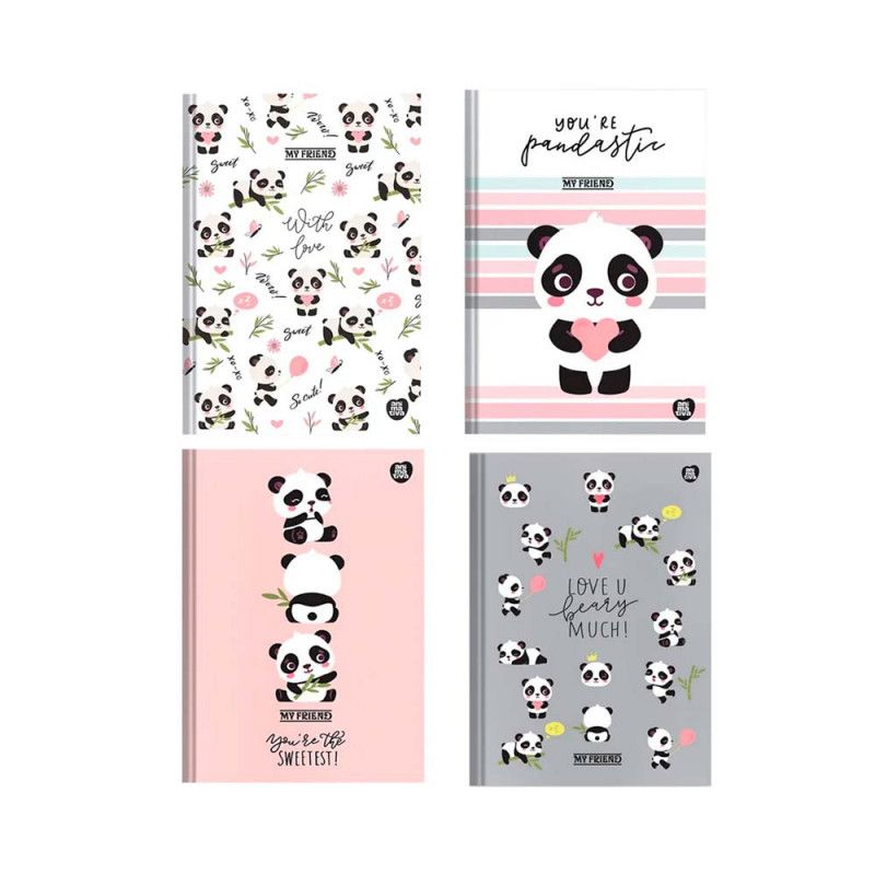 CADERNO BROCHURA 1/4 CAPA DURA 48FL MY FRIEND SAO DOMINGOS - REF. 222023 - PACOTE COM 10 UNIDADES