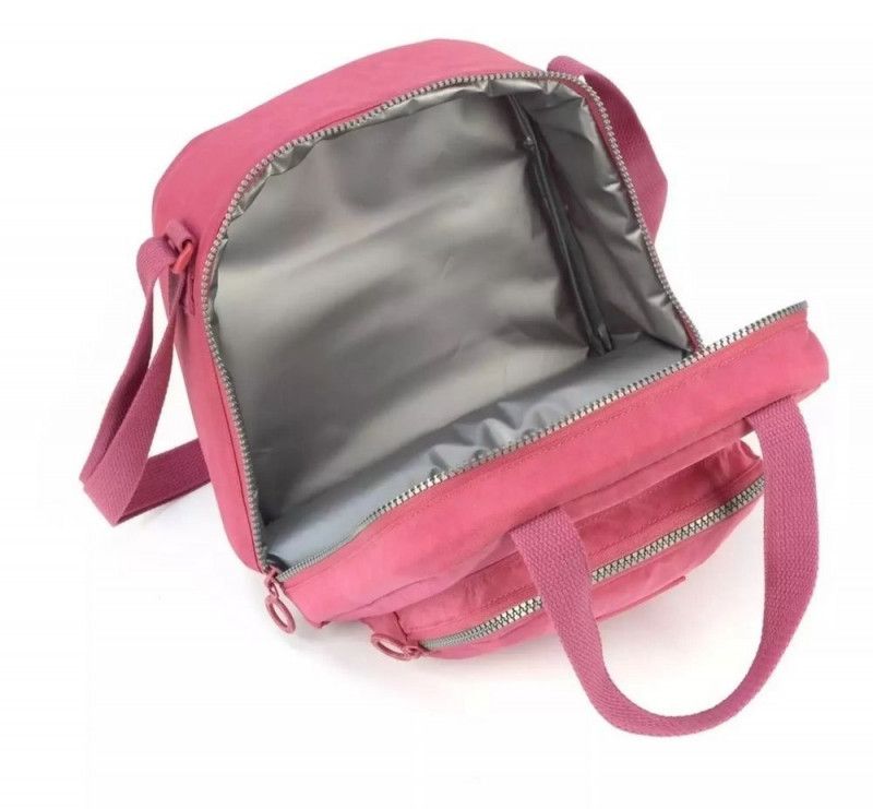 LANCHEIRA COM ALCA CRINKLE VINHO LUXCEL - 1 UNIDADE - REF. LA51613UP-VI
