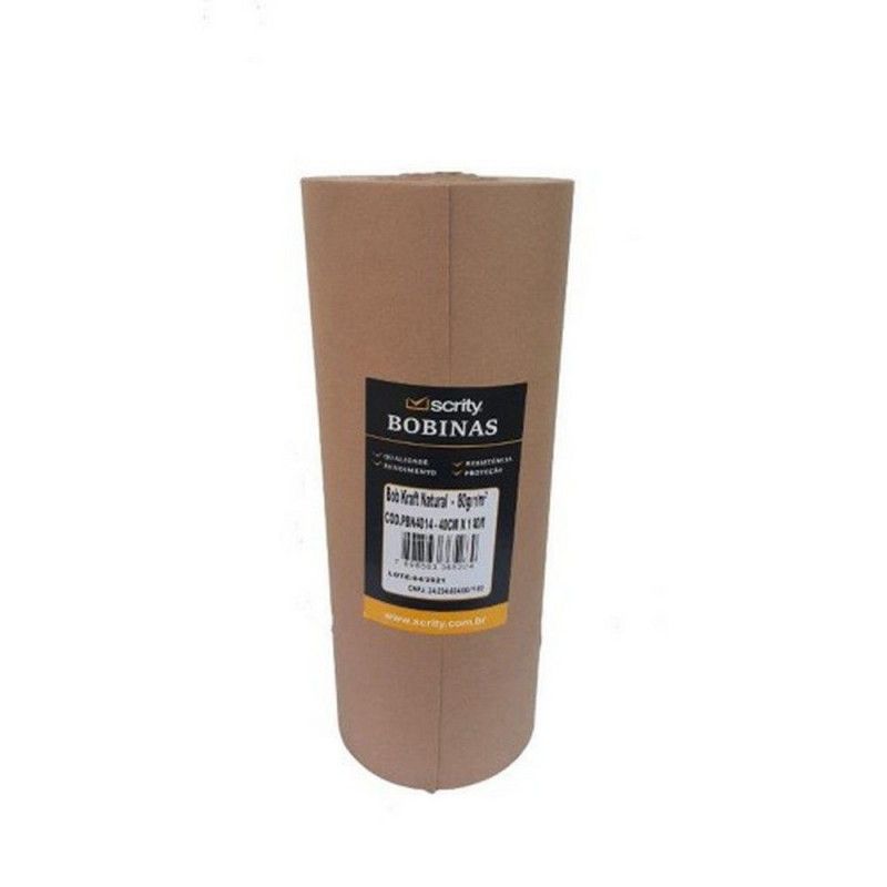 BOBINA KRAFT SEMI 60X140M 60G SCRITY - PBS6014 1 UNIDADE