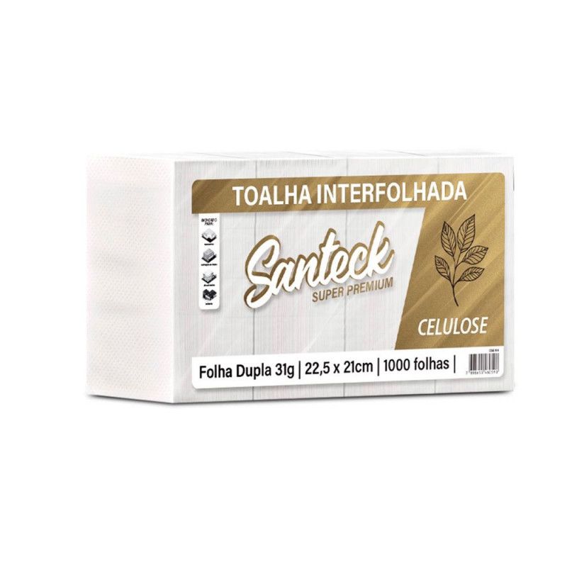 PAPEL TOALHA SUPER BRANCA FL.DP 22,5X21 - 150 1 PACOTE