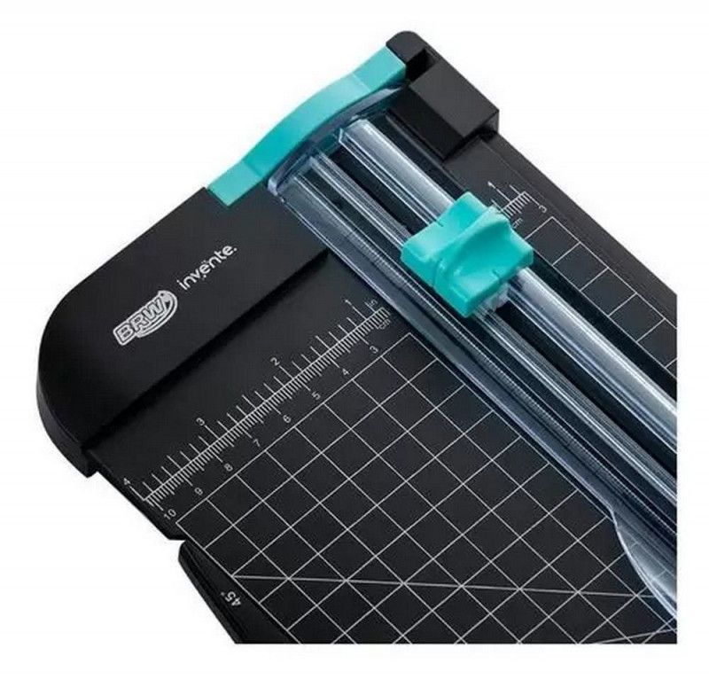 GUILHOTINA E REFILADORA A4 PARA 12 FOLHAS BRW - REF. GU0001 - 1 UNIDADE