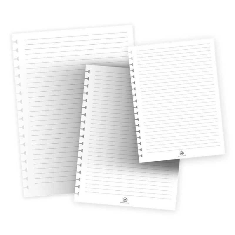 CADERNO SMART MINI COM FOLHAS E DIVISÓRIAS REPOSICIONÁVEIS DAC ALL BLACK – REF. 4142 – 1 UNIDADE