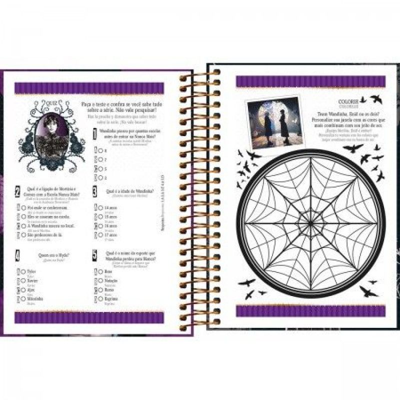 AGENDA ESPIRAL WANDINHA M4 TILIBRA 2025 - REF. 349275 - PACOTE COM 5 UNIDADES