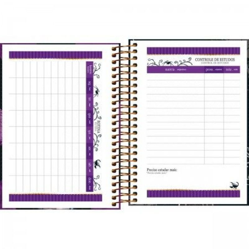 AGENDA ESPIRAL WANDINHA M4 TILIBRA 2025 - REF. 349275 - PACOTE COM 5 UNIDADES