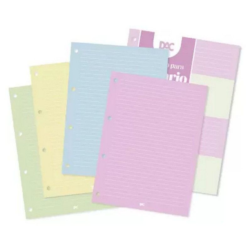 BLOCO DE CADERNO 48FL SMART COLEGIAL ENJOY COLORS DAC - REF. 4167RE - PACOTE COM 10 BLOCOS